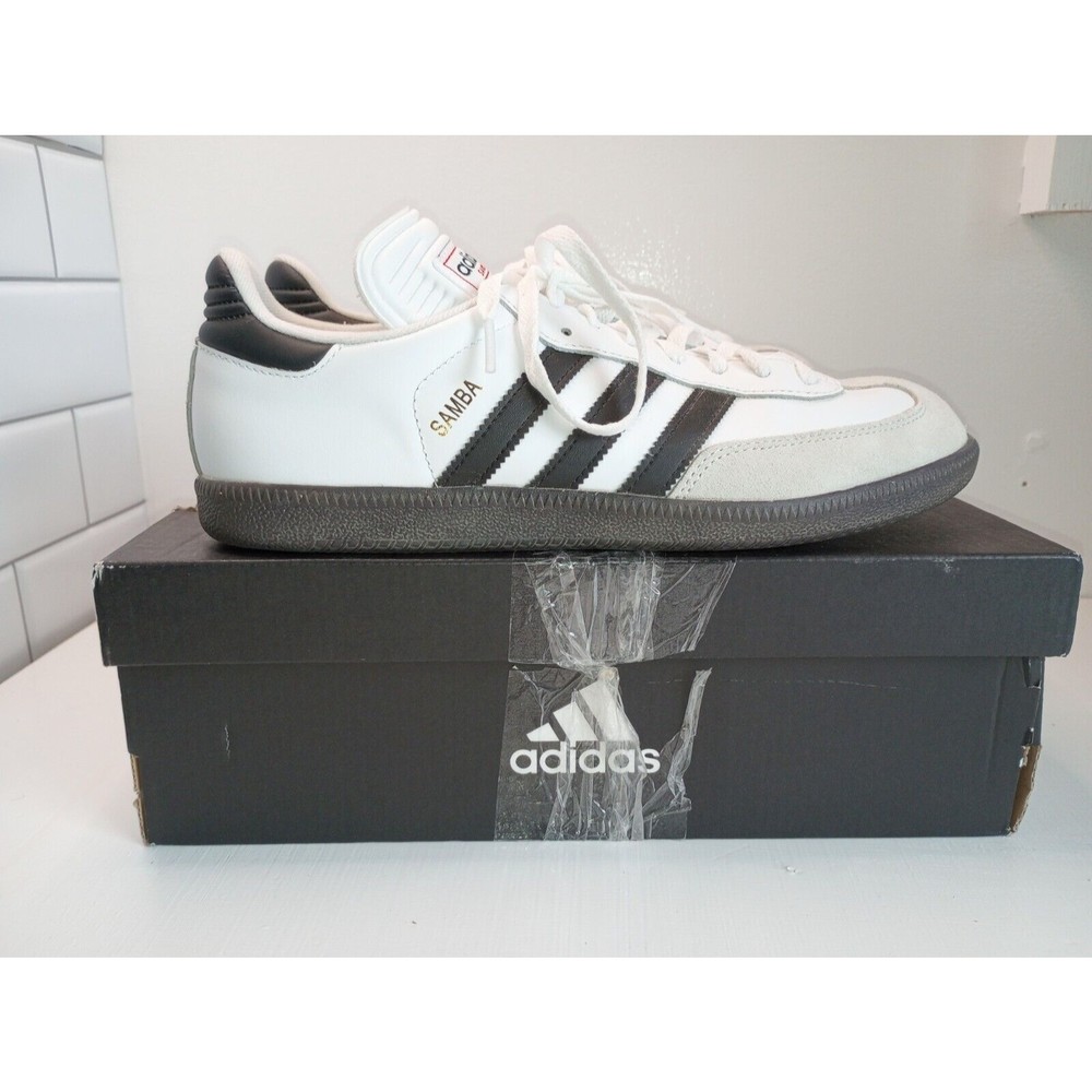 Adidas Samba Classic White Size 10 Low Top 772109 Athletic Sneaker